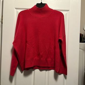 Fuchsia Turtleneck Sweater